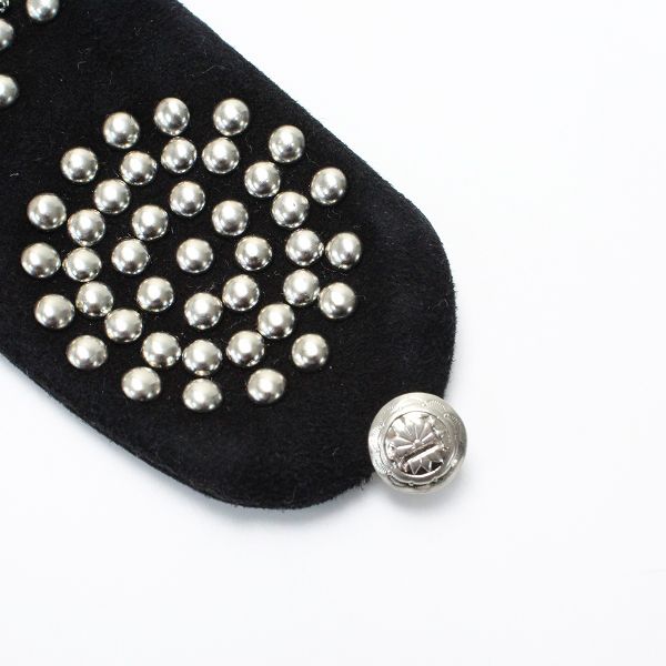 LIMI feu リミフゥ ヨウジヤマモト スタッズモチーフ スウェードレザー