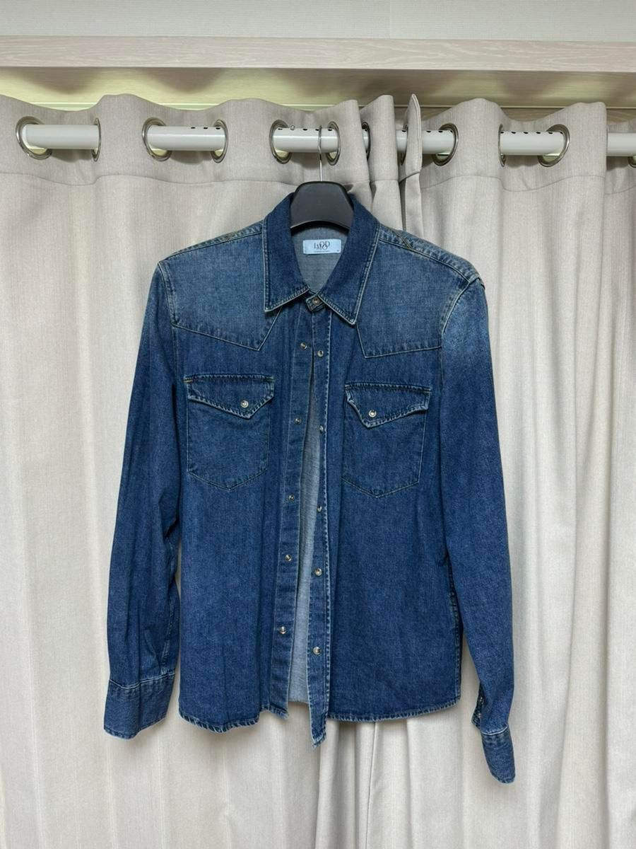 【雷市場（ポンジャン）商品韓国直送】LMOOD(エルムード) ウエストン デニム シャツ 48