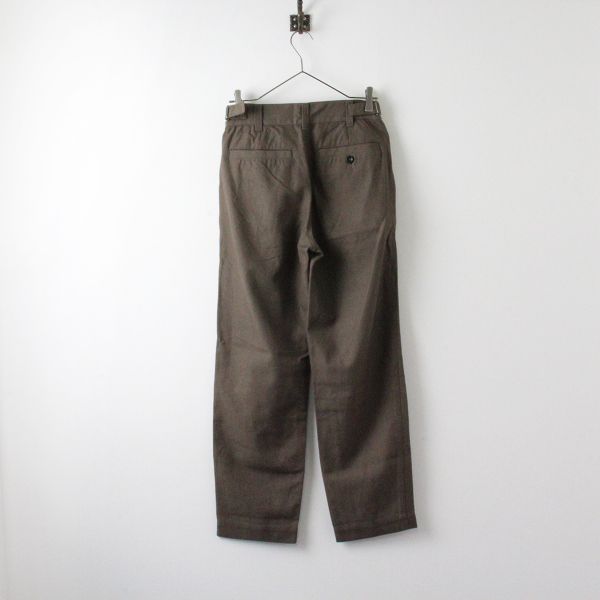 MHL wool cotton drill 2タックパンツ - パンツ