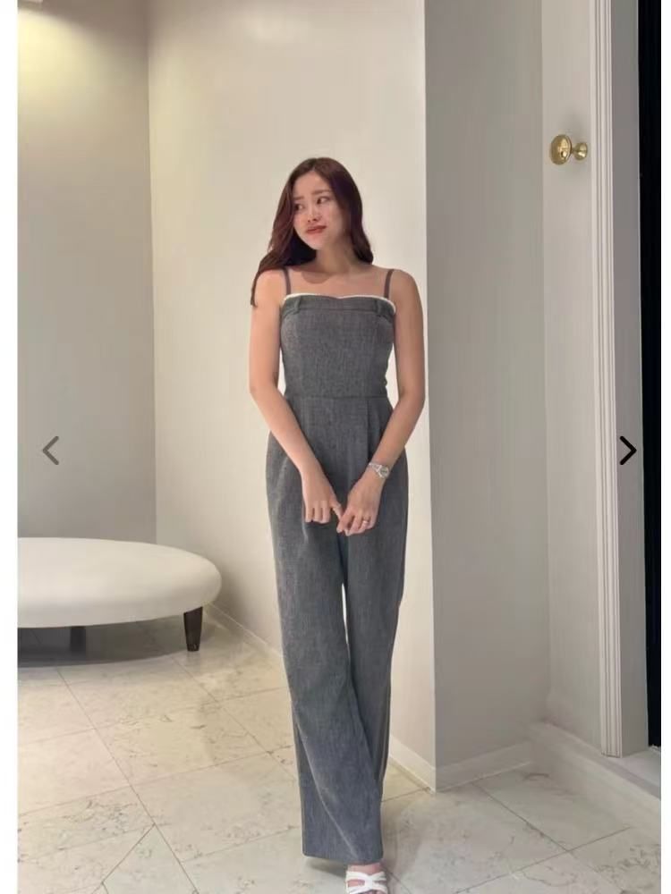 Her lip to♡Frilled Tweed Jumpsuit♡新品Mサイズ Frilled Tweed Jumpsuit