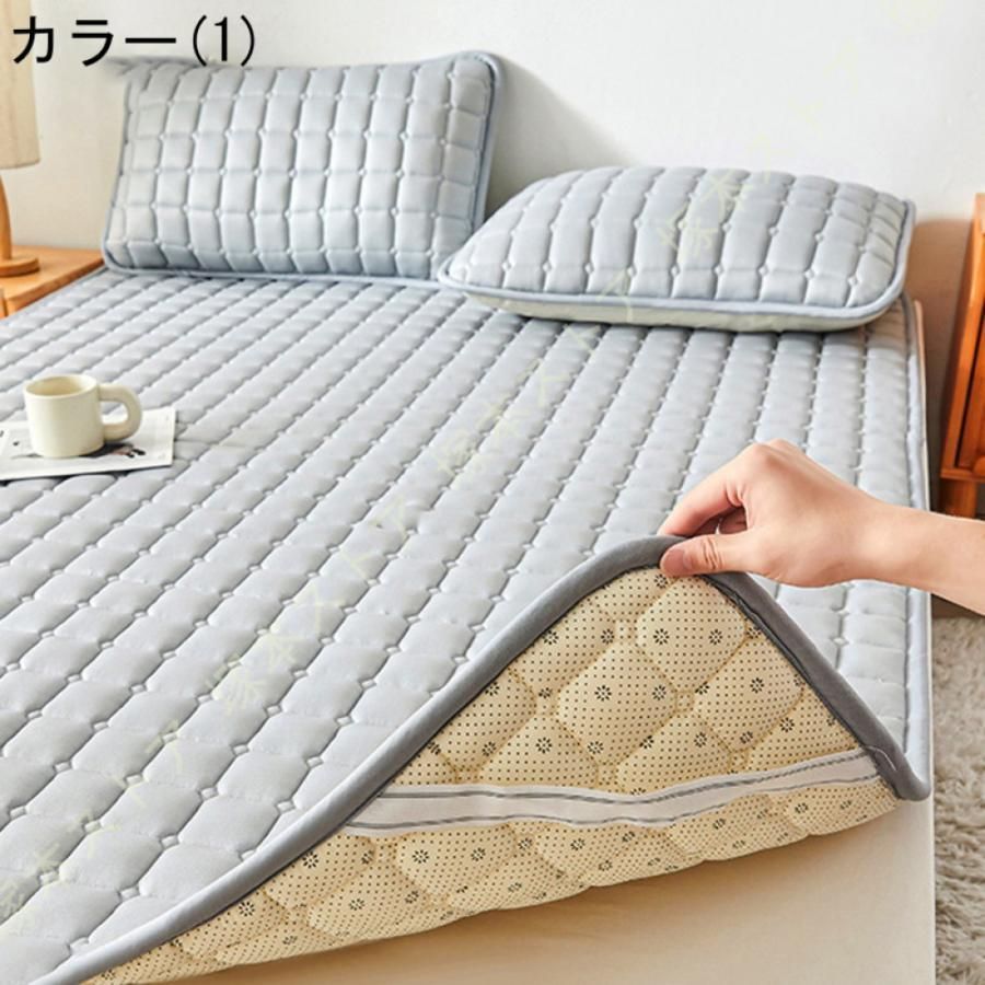 敷きパッド 綿100％ シングル 気持ちいい 敷パッド オール