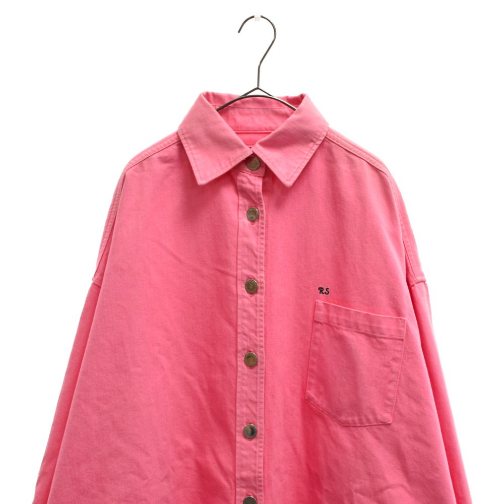 RAF SIMONS (ラフシモンズ) 21AW Big fit denim shirt RSパッチビッグ