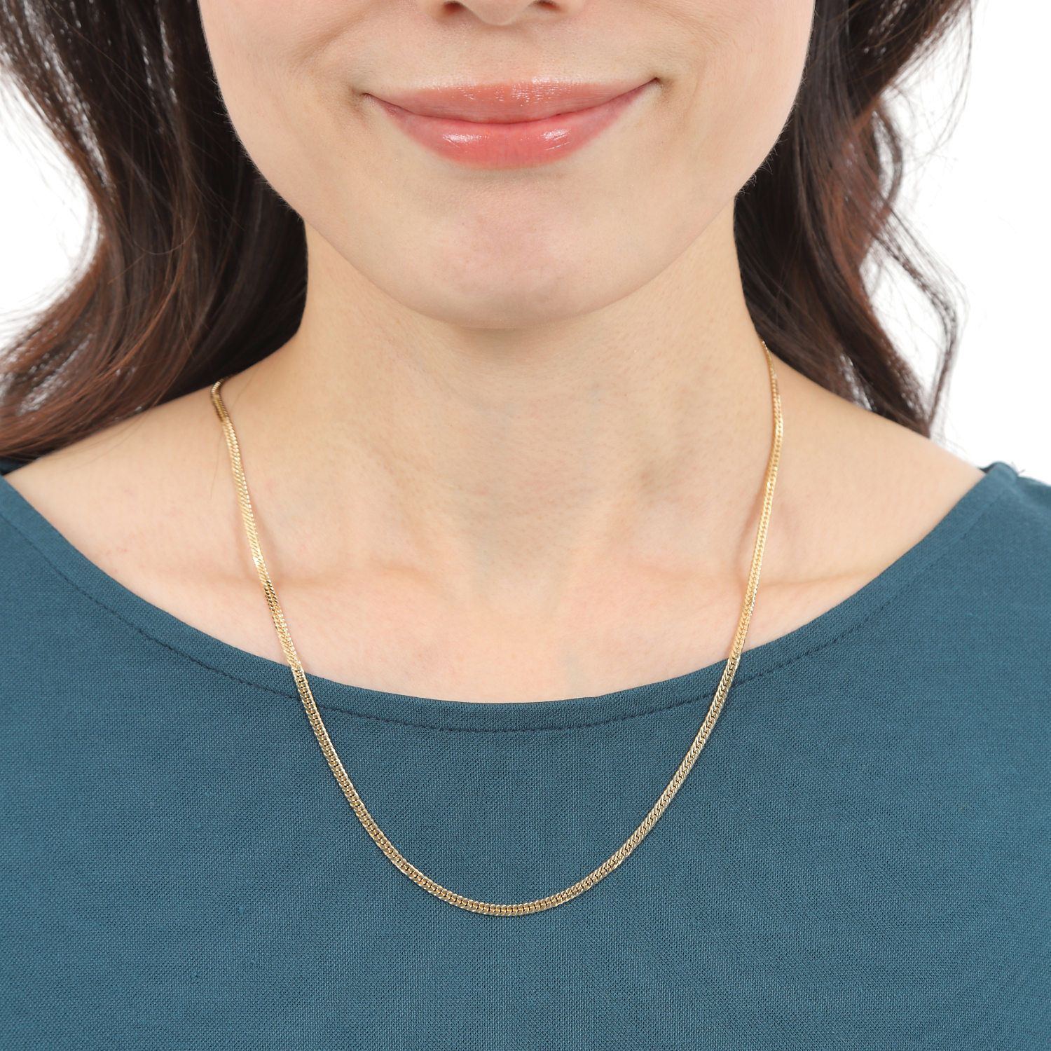 喜平ネックレス 18金 6面ダブル 10g 50cm 造幣局検定 - メルカリ