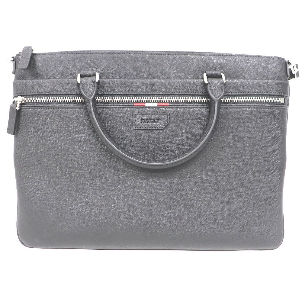 ID78301 バリー 2Way ブリーフケース ビジネスバッグ 書類かばん PATRICO メンズ ブラック BALLY