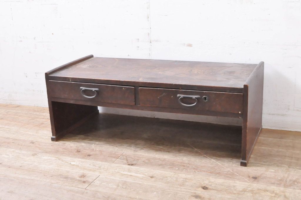 karimoku カリモク家具 SS4438 オーク材 ユーティリティ 机 PC