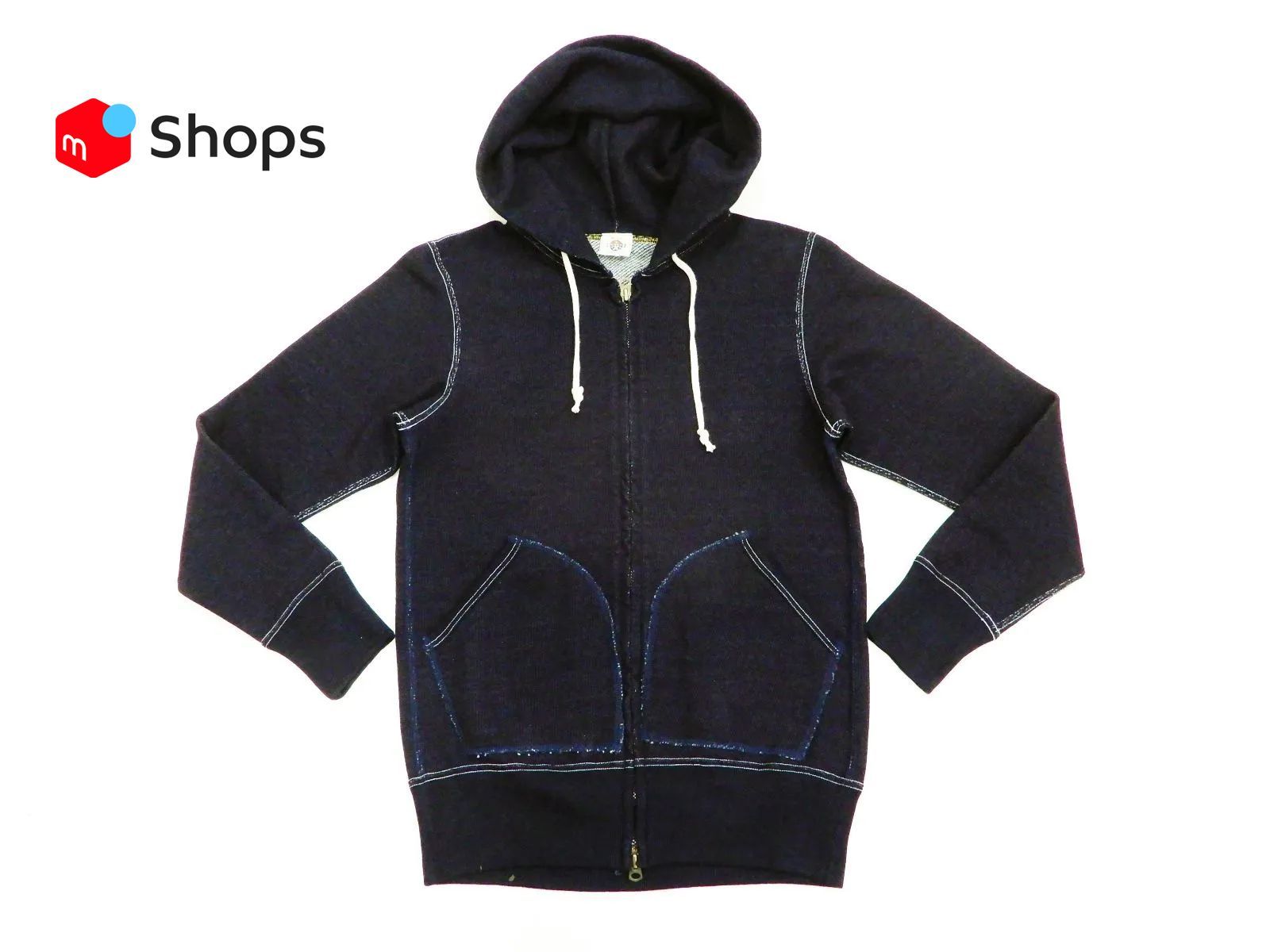 サムライジーンズ インディゴジップアップスウェット サムライジーンズ インディゴジップアップスウェット