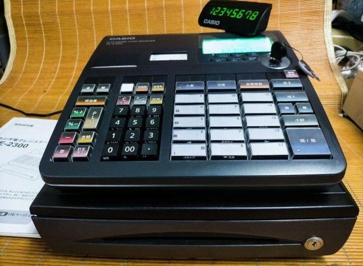 カシオレジスター　TE-2300　フル設定無料　コンパクト　900071