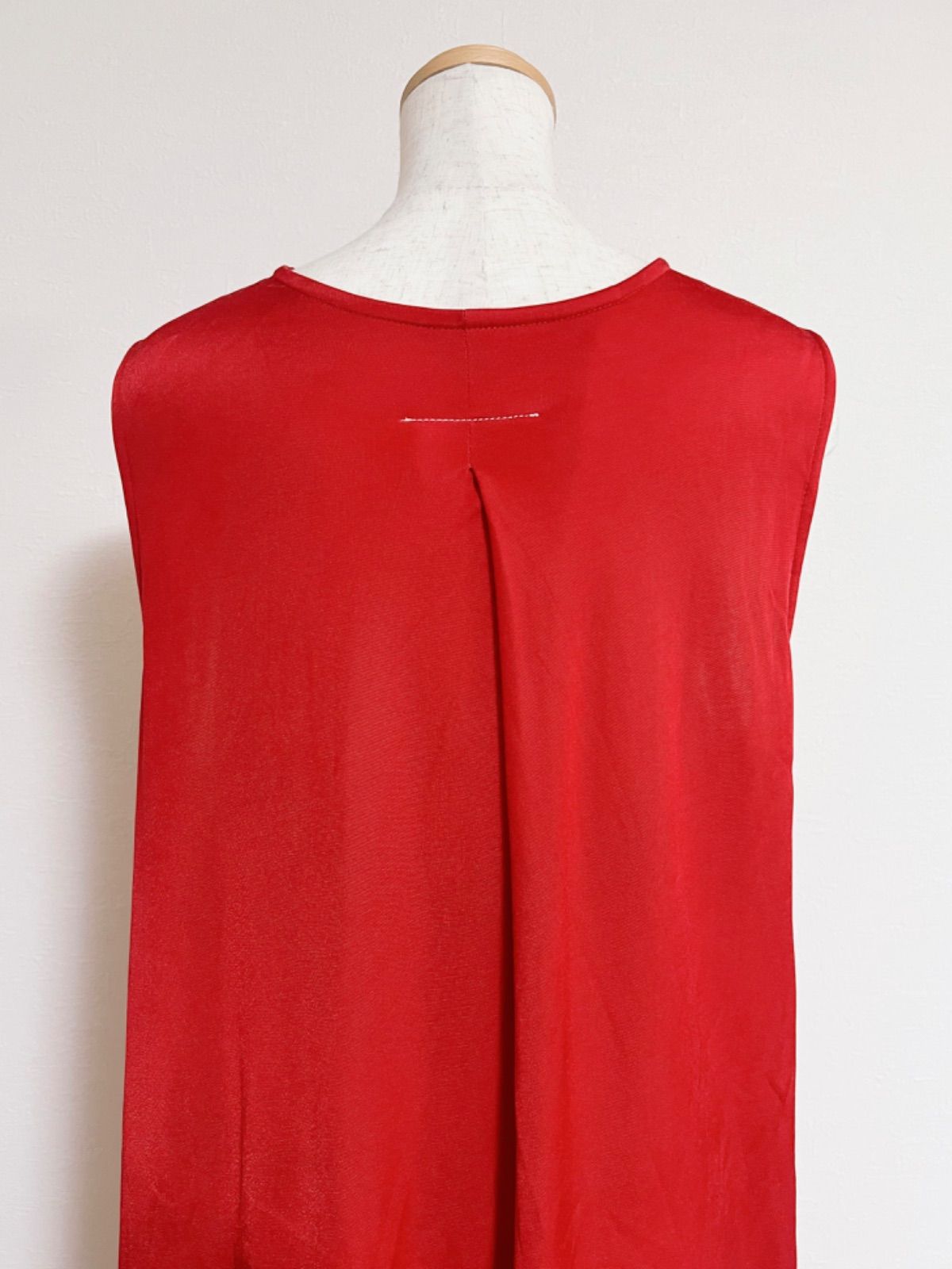 MM6 エムエムシックス ワンピース 赤 S 2122625F0095 レッド（赤）系 MM6 Maison Margiela(エムエムシックス