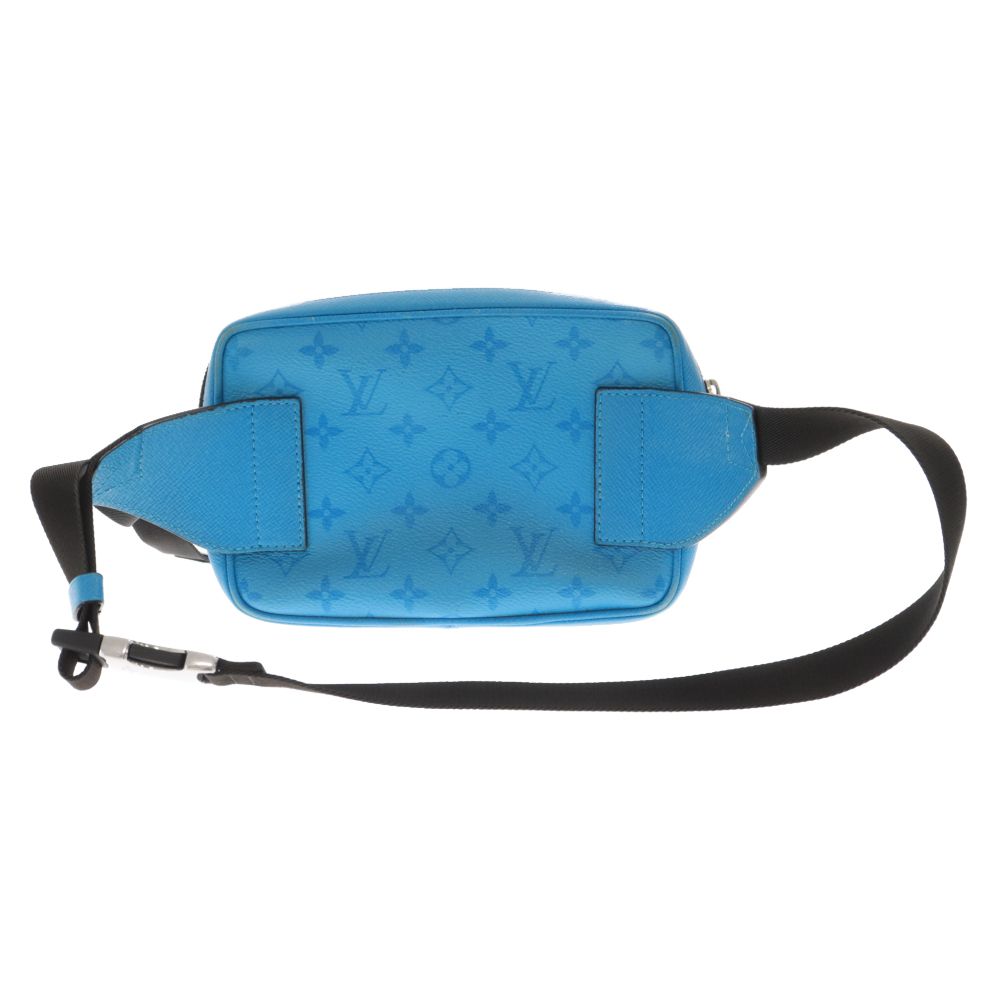 美品 ルイヴィトン タイガラマ バムバッグ ウエストバッグ ブルー LOUIS VUITTON（ルイ・ヴィトン） ルイ ヴィトン タイガ バムバッグ