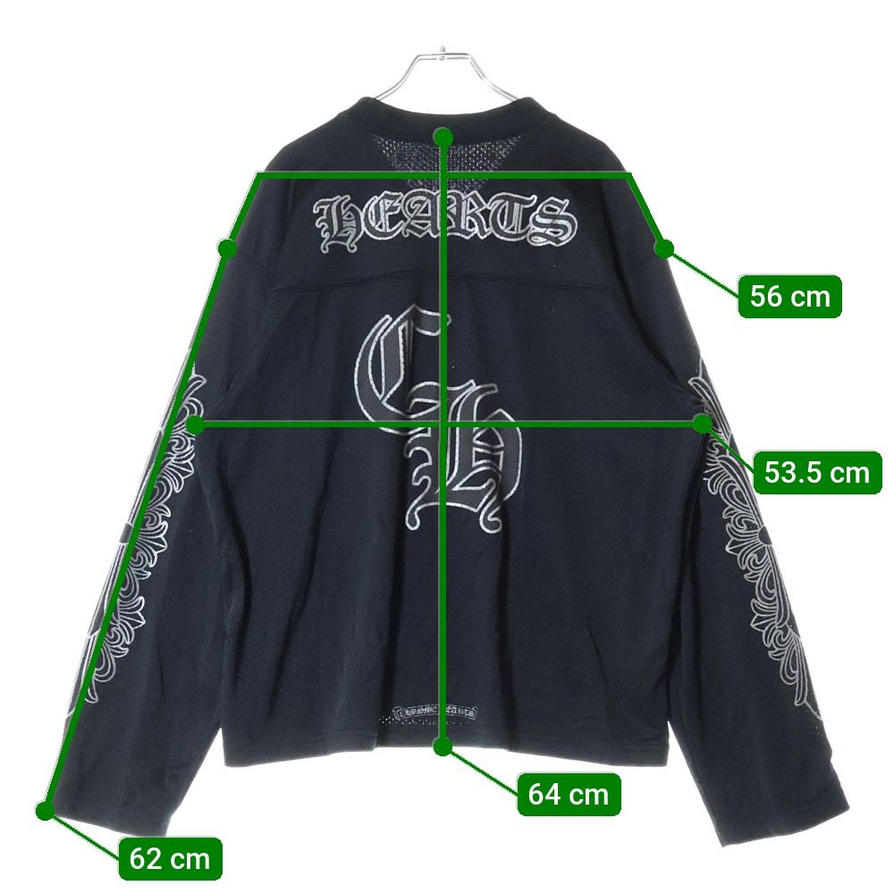 クロムハーツ サイズ:XL MESH WARM UP JERSEY CHプリント クロムハーツ サイズ:XL MESH WARM UP JERSEY CHプリント