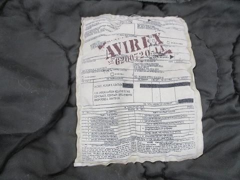 アヴィレックス AVIREX フライトジャケット ナイロン 612249 L カーキ レディース