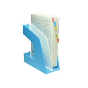 まとめ ファイルボックス 仕切り付 A4タテ ピンク 10個