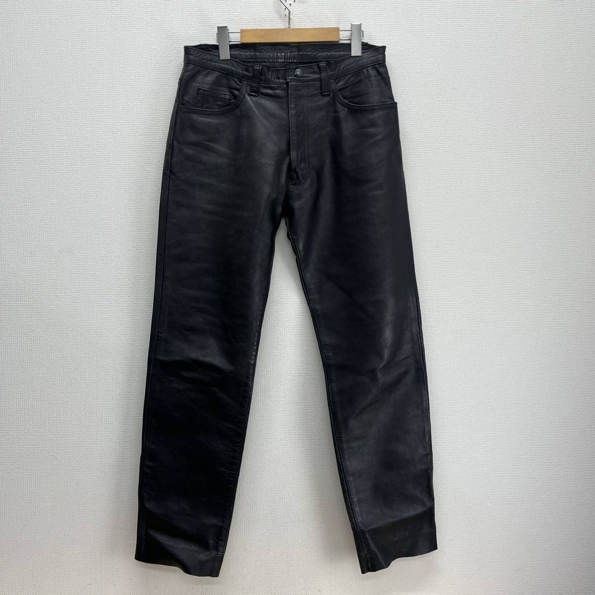 デッドストック！エアロレザーAERO LEATHER レザー パンツ 34