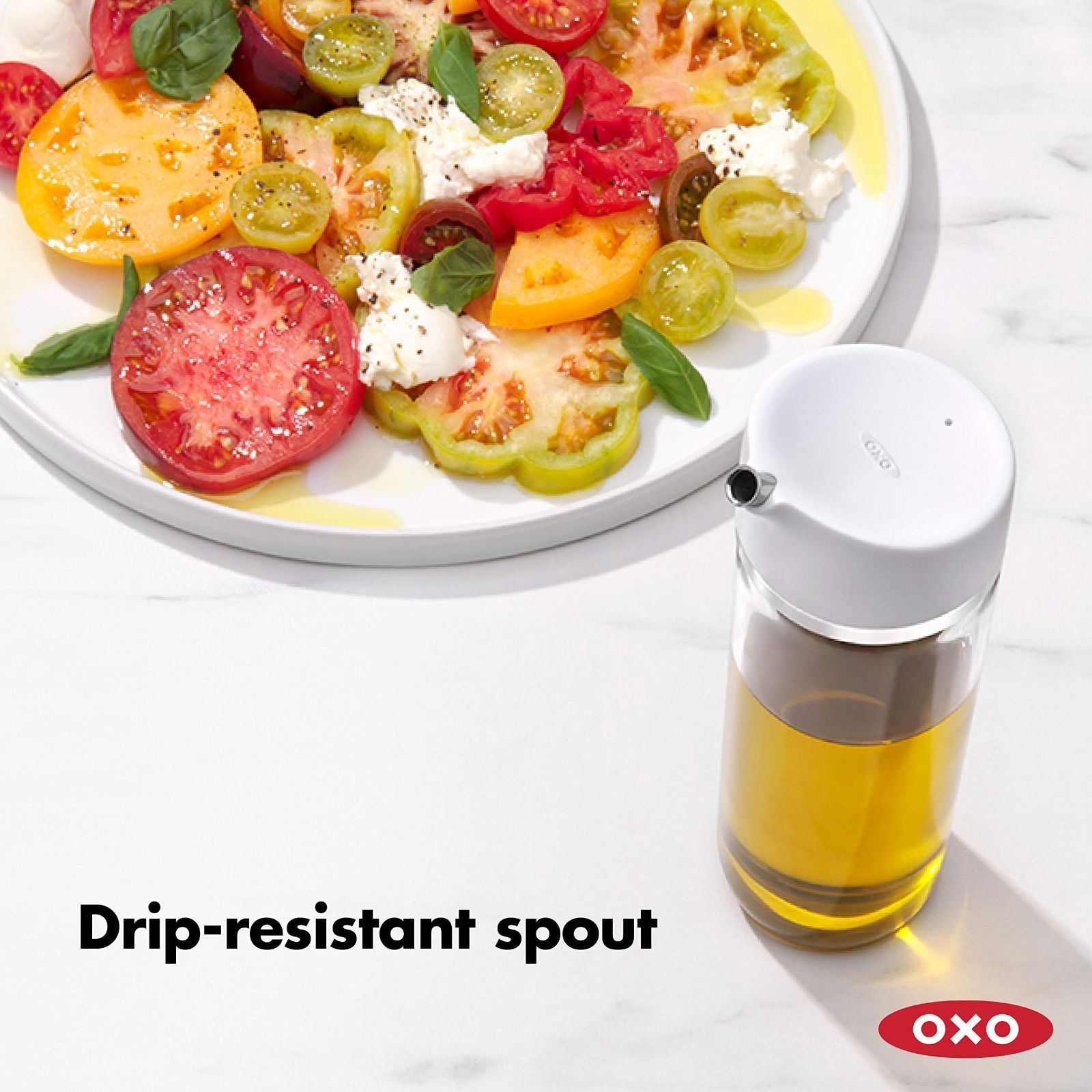 【特価商品】OXO(オクソー) 調味料 ボトル ガラス オイル&ビネガー ディスペンサー オイル差し