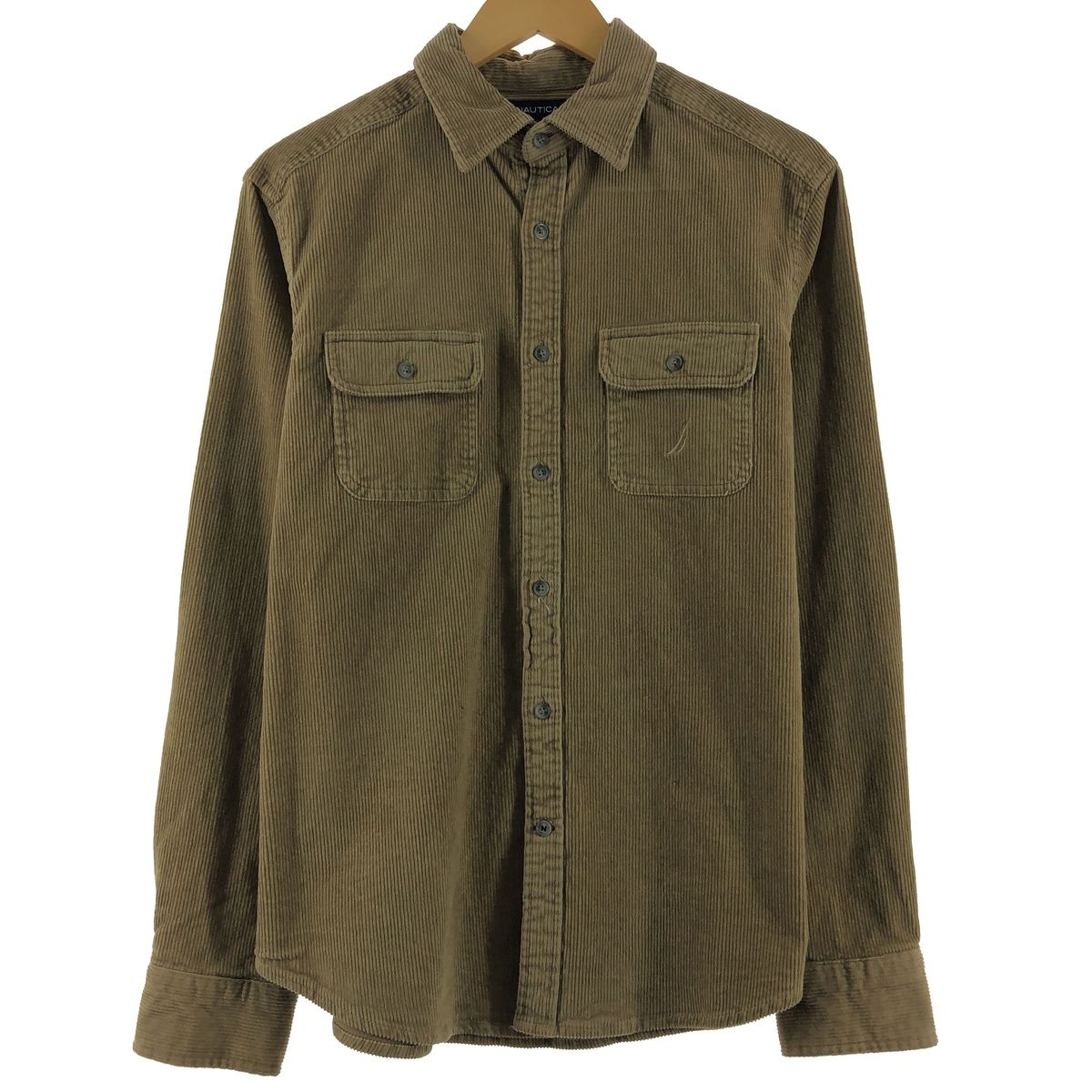 古着 ノーティカ NAUTICA 長袖 コーデュロイシャツ メンズM/eaa368932