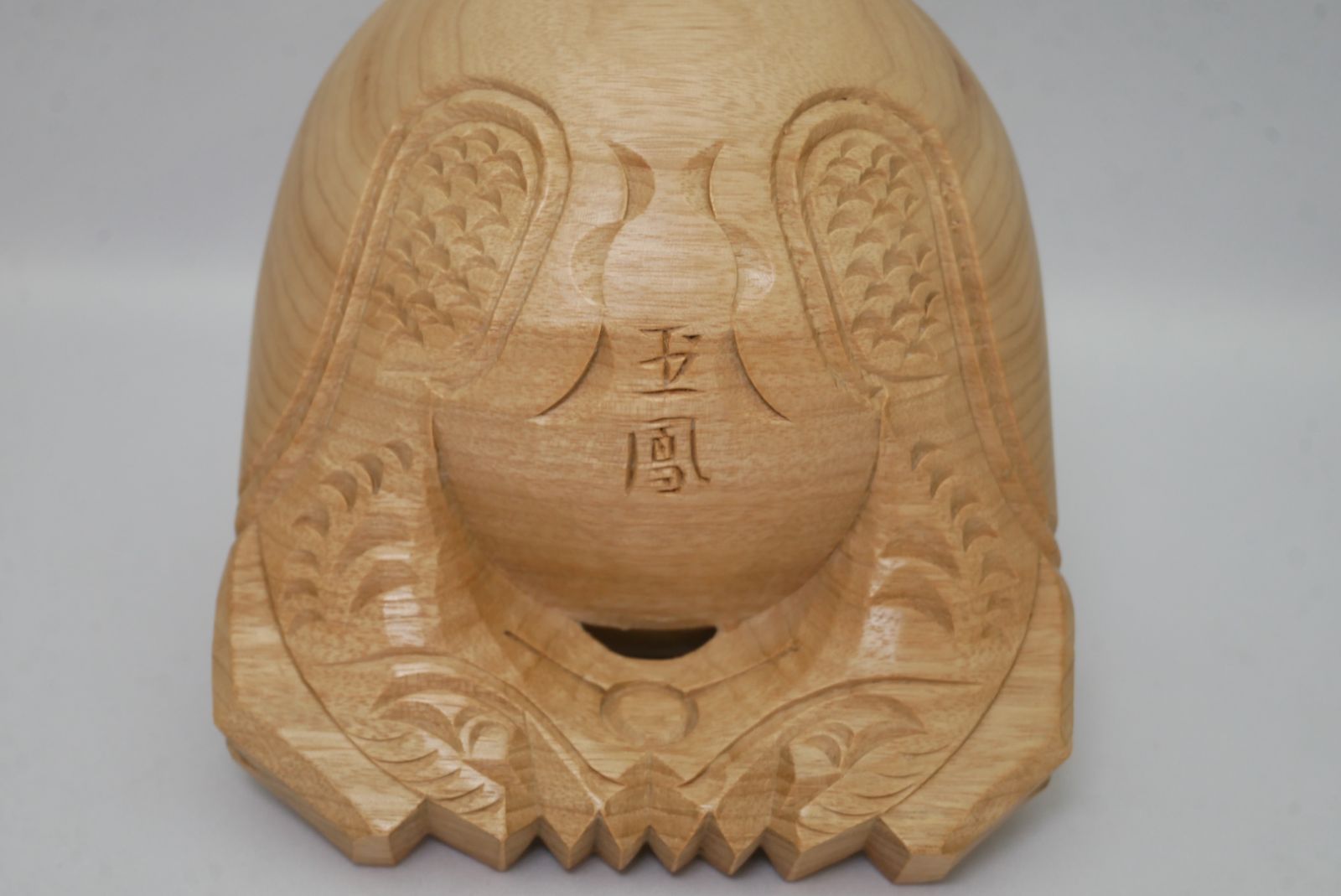 仏具 本楠木魚上彫 玉鳳 4号 み