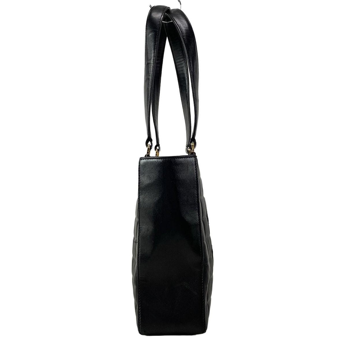 シャネルラムスキンチョコバー トートバッグ A17809 CHANEL(シャネル) トートバッグ チョコバー A17809 黒 ゴールド