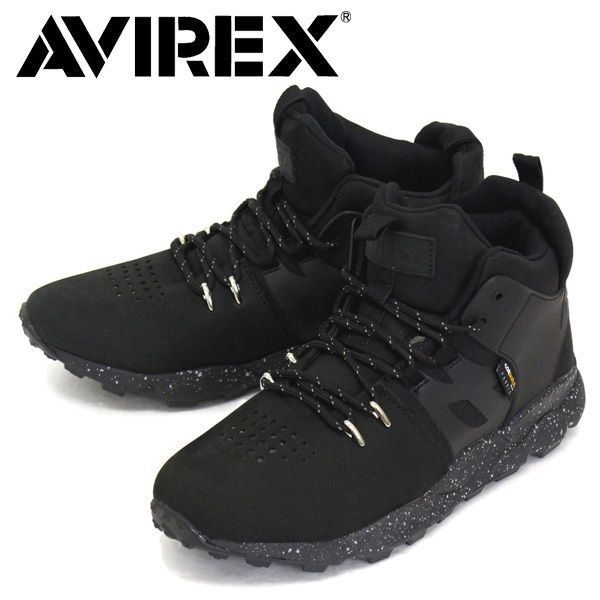 AVIREX U.S.A.(アビレックス) AV2270 ULTIMATE アルティメット ミリタリースニーカー BLACK AVIREX US5-約23cm