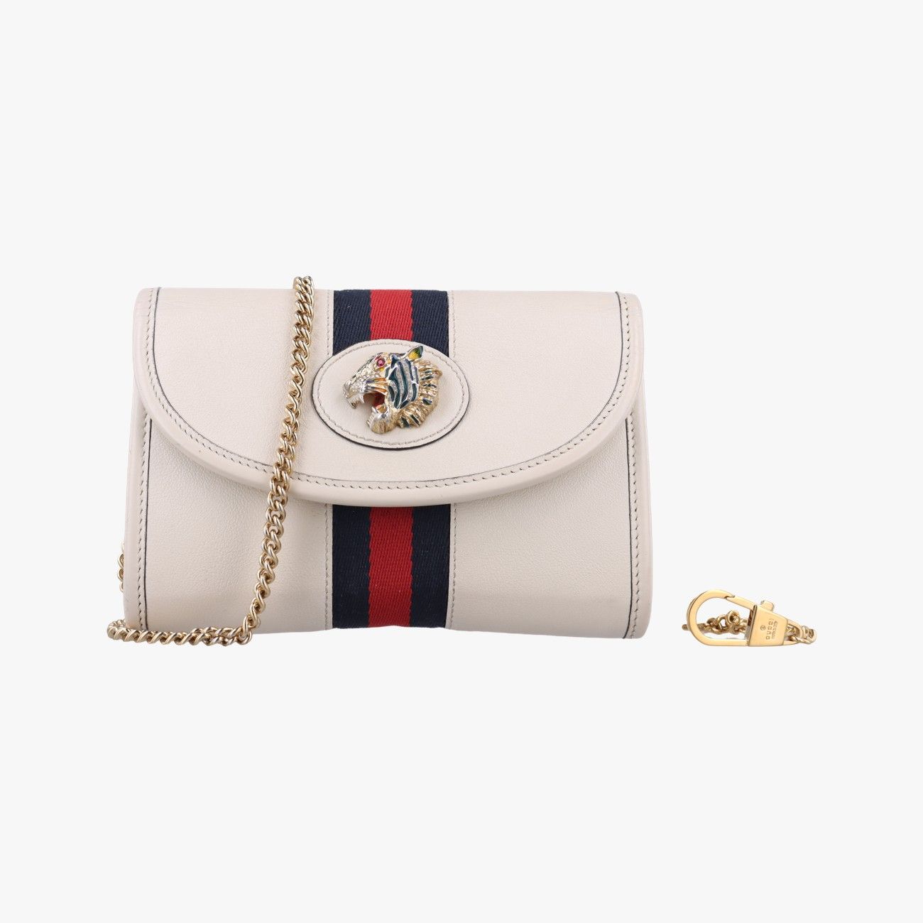 グッチGucciラジャホワイトレザー573797