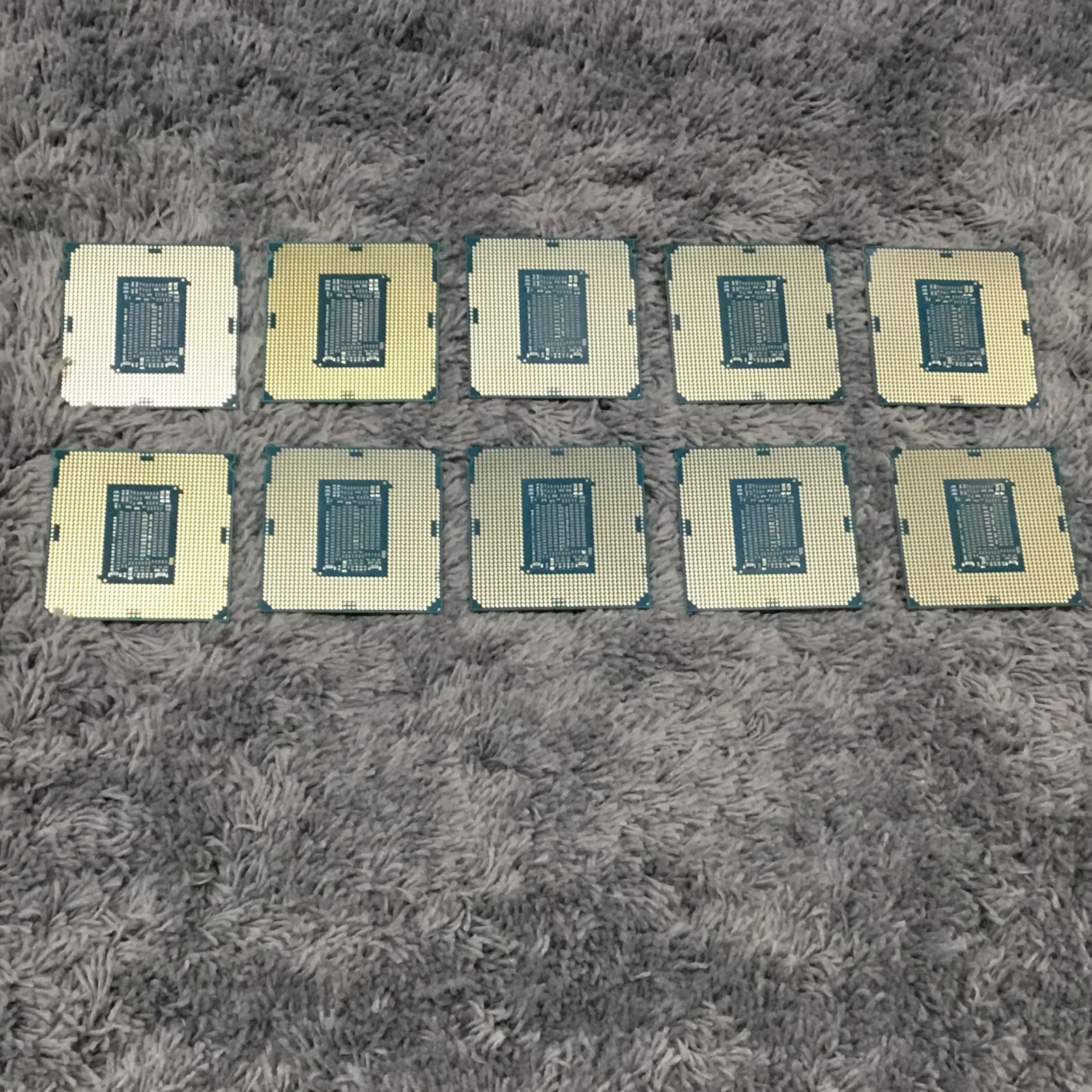 Core INTEL CPU i5-8400 Intel 10枚セット!! Corei5 動作品 i5-8400*6⁄8400T*3⁄8500*1 ③ CPUまとめ売り Processor 計10枚セット 公式通販 CORE SR3QT