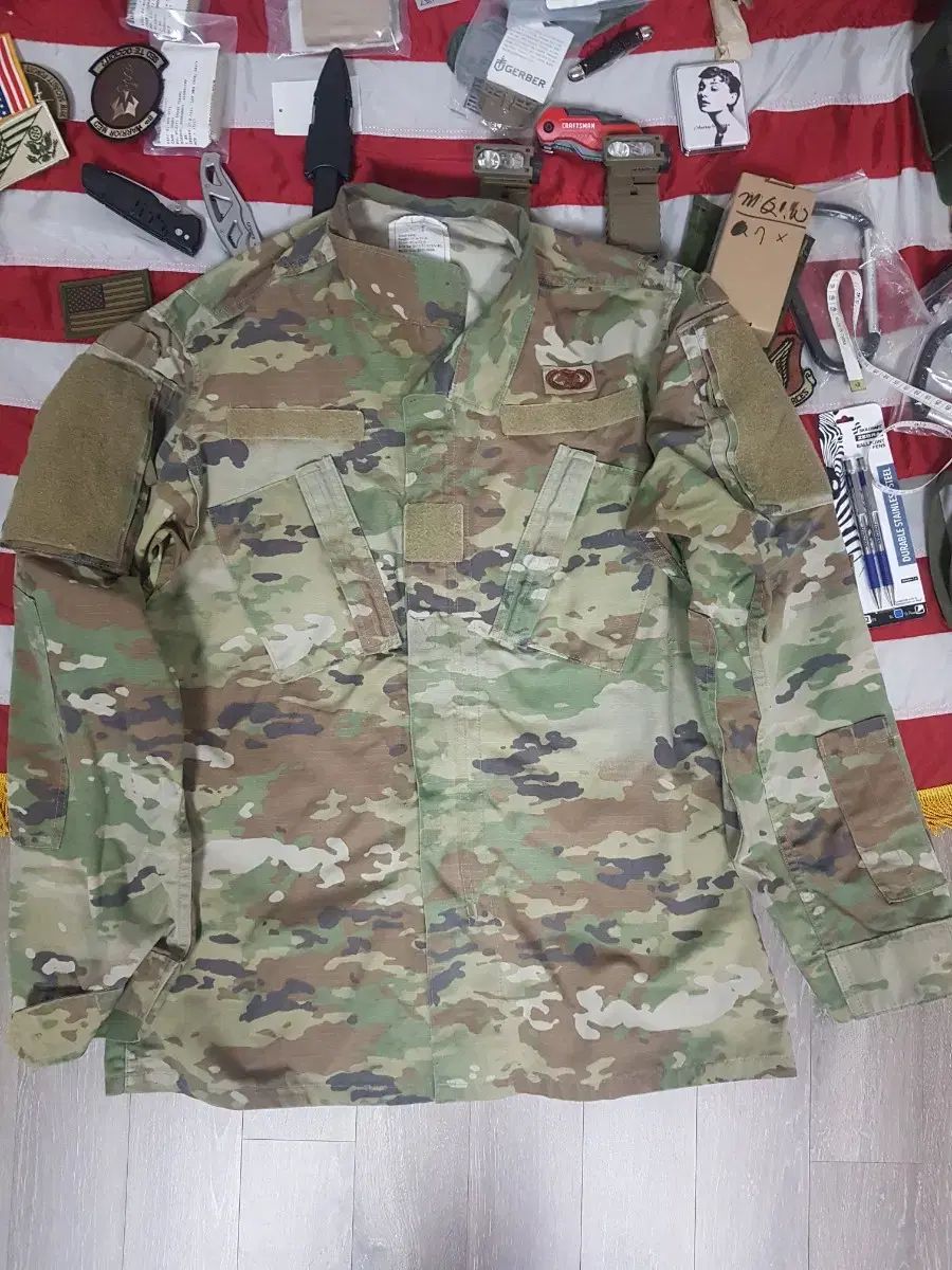 【雷市場（ポンジャン）商品韓国直送】米軍戦闘服 L