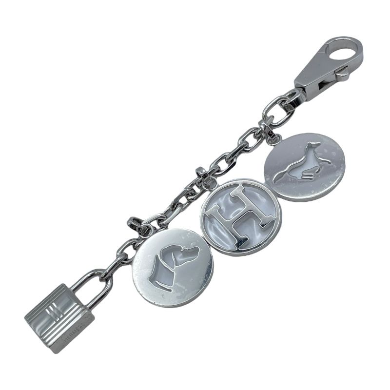 エルメス HERMES アミュレット4ブルロック シルバー ルテニウムメッキ レディース チャーム