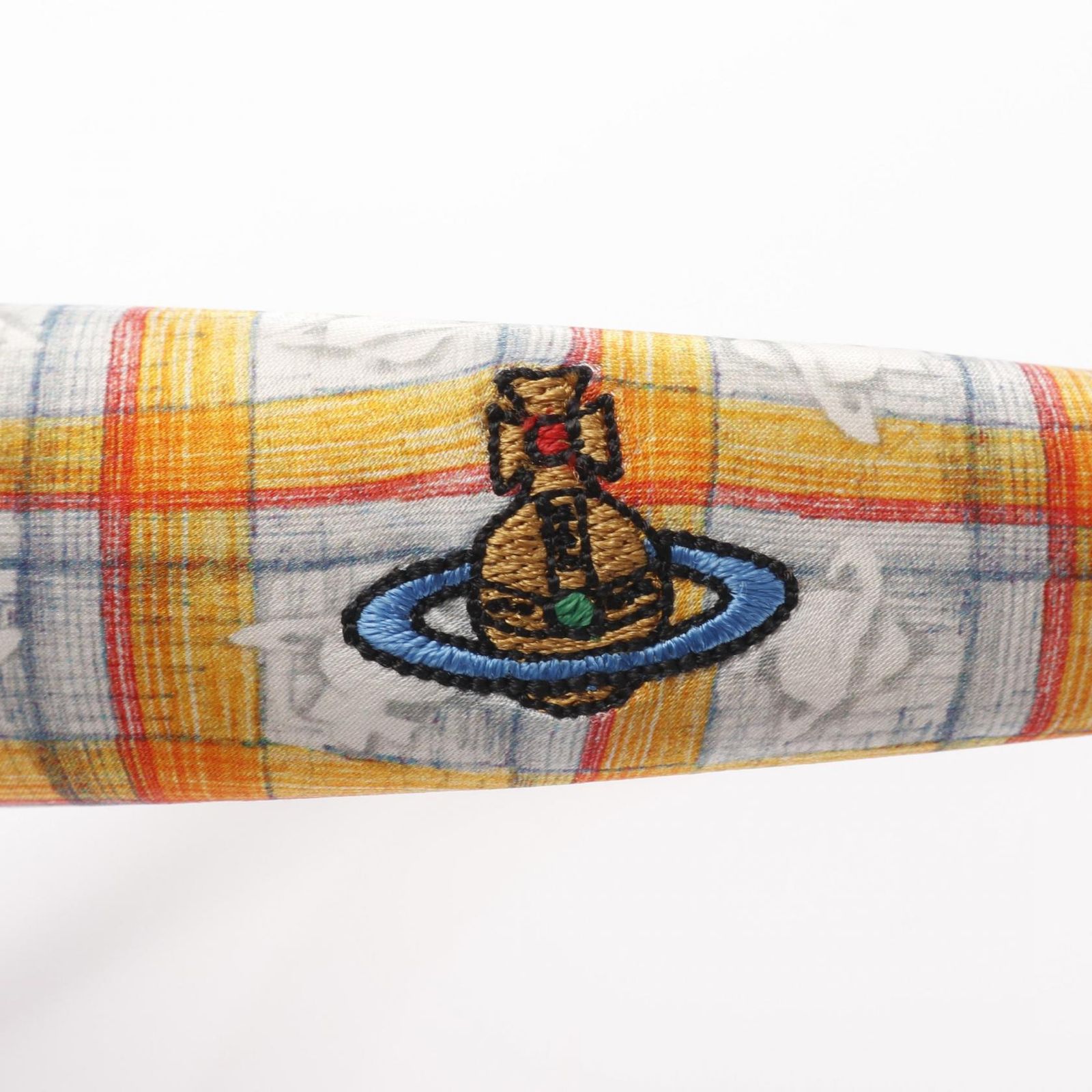 ヴィヴィアンウエストウッド Vivienne Westwood Orb Check Hairband オーブ チェック ヘアバンド S81020022W0167001 イエロー系 その他 カチューシャ レディース ♥ WWW_USTAUSTRALIA_COM_AU