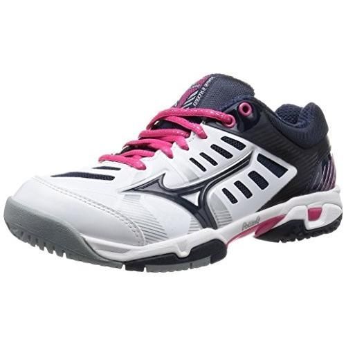 テニスシューズ ホワイト/ネイビー/ピンク ヨネックス テニスシューズ