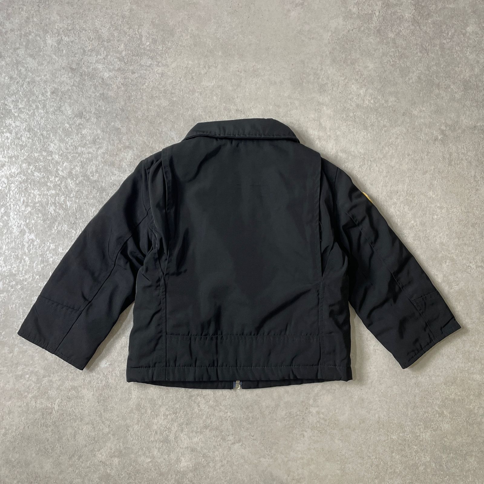 Schott キッズ ベビー 90cm ワッペン装飾 中綿ライダース ブルゾン 