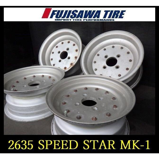 2635】T0208075△SPEED STAR MK-1 △13x6.0/7.0 4穴 PCD114.3 +