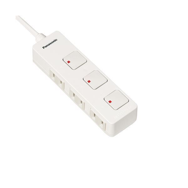 （まとめ） パナソニック ザ・タップZ WHS2523WP(1個入) 