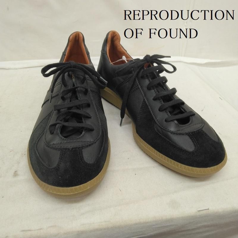 REPRODUCTION OF FOUND リプロダクション オブ ファウンド スニーカー レザー ジャーマン トレーナー スニーカー 43