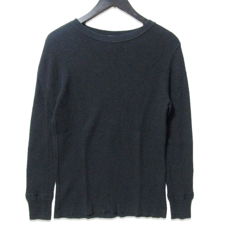 GLADHAND u0026 Co. グラッドハンド 長袖Tシャツ パック Tee 無地 ブラック 黒 S 27108191