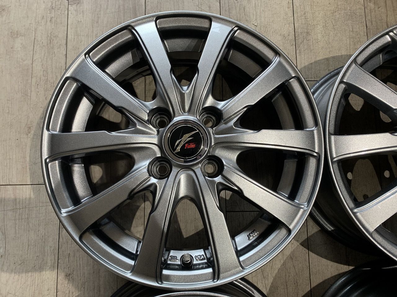 2509012 Weds Fang VS5 14インチ 5.5J 38 PCD100 4H 67mm タンク ルーミー トール パッソ ブーン ジャスティ ヤリス ヴィッツ シエンタ ポルテ ノート デミオ フィット 等