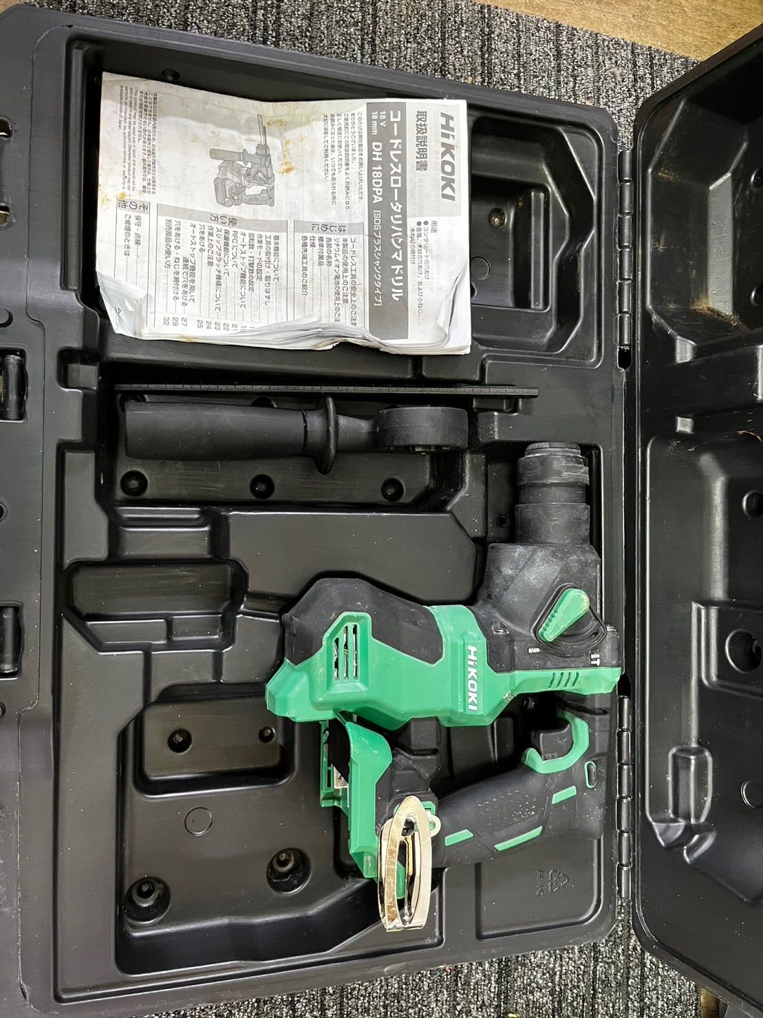 中古】 HiKOKI ハイコーキ 日立工機 ハンマードリル 六角軸 ドリル