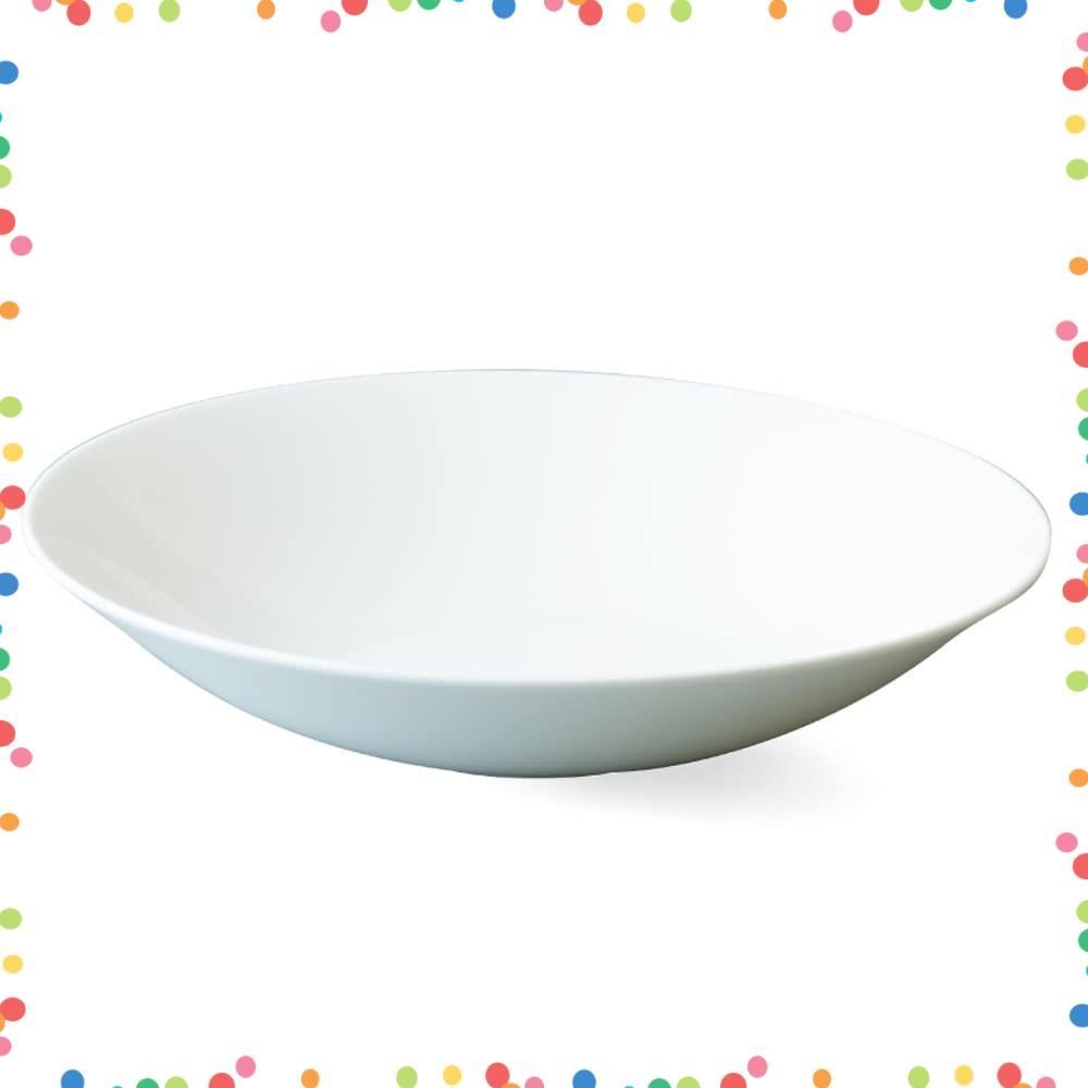 【特価商品】深皿 ホワイト カレー皿 パスタ皿 おしゃれ 23cm シンプル ホワイトコレクション 電子レンジ温め・食洗機対応 スープ皿 ...