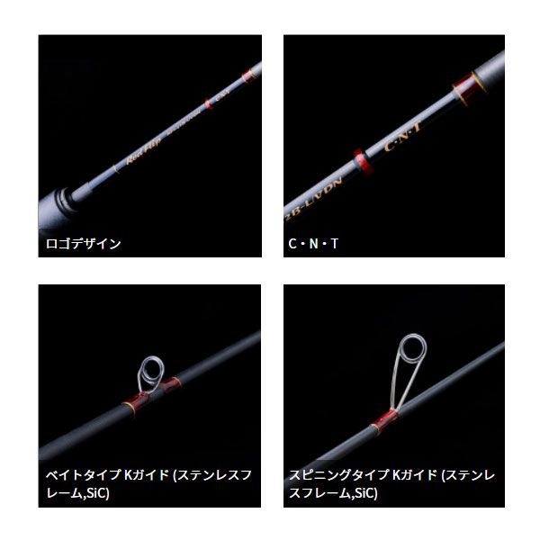テンリュウ(天龍) 22 レッドフリップ RF6102B-MH/DK_6.1FT 大型