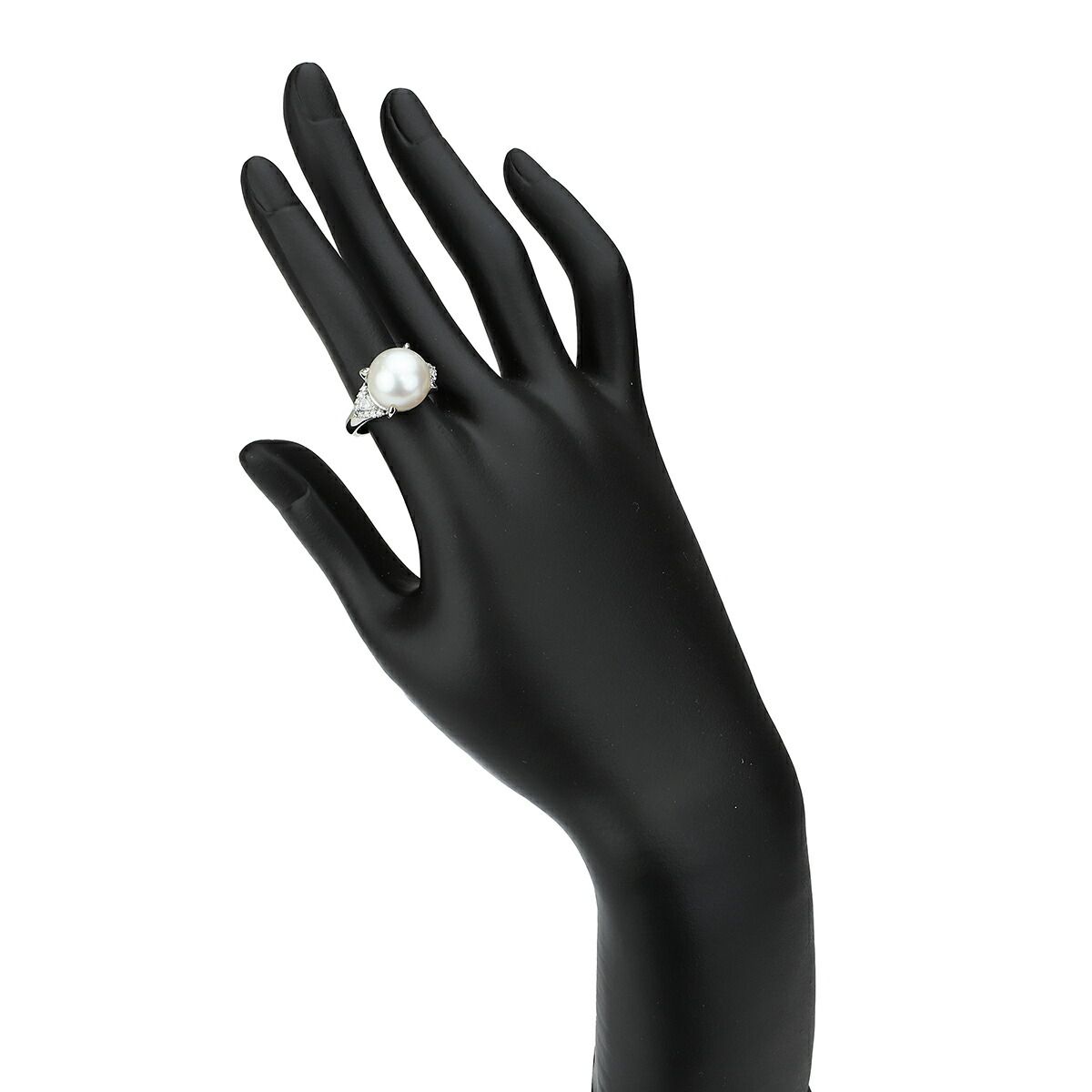 新品仕上済】 白蝶真珠 12.0mm ダイヤモンド 0.3ct プラチナ Pt900 