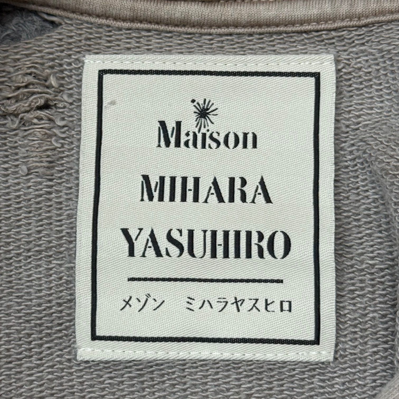Maison Mihara Yasuhiro 23AW Vintage Like Short-Sleeve Hoodie