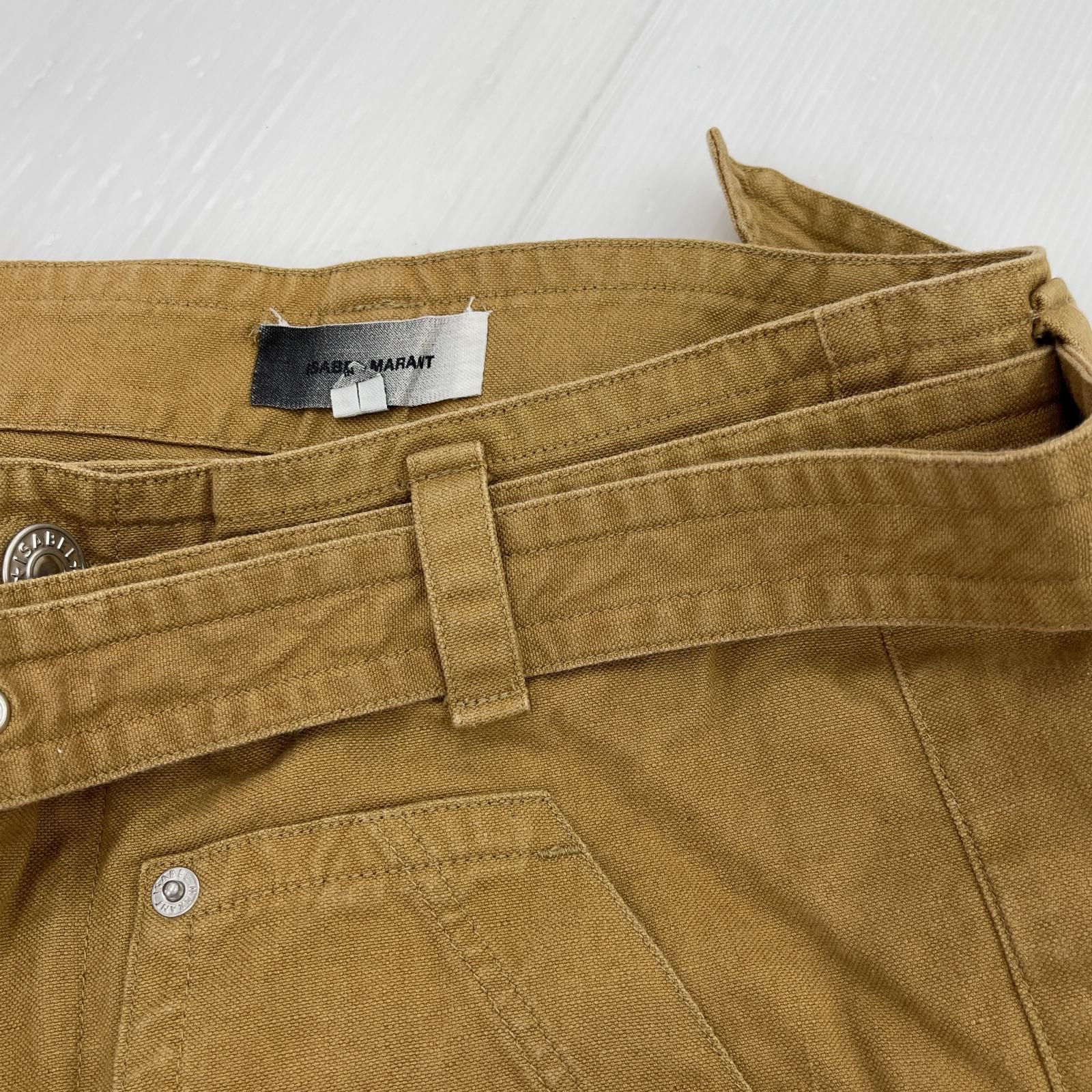 ISABEL MARANT パンツ（その他） ベージュ 2305225Y0039 ISABEL MARANT イザベルマラン ベルト付きパンツ size40