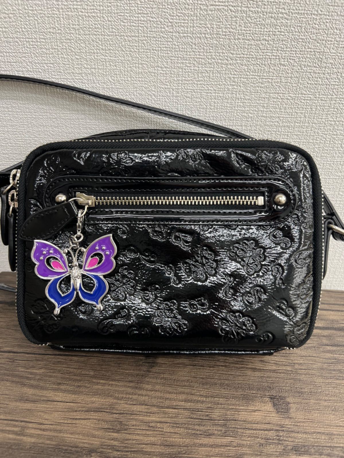 新品未使用ANNA 新品 アナスイ エリスシリーズ バタフライチャーム 
