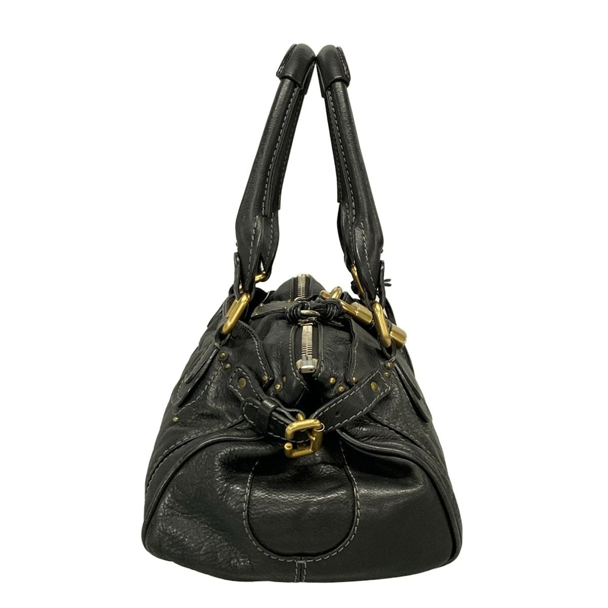 Chloe(クロエ) ハンドバッグ パディントン 黒 レザー - メルカリ