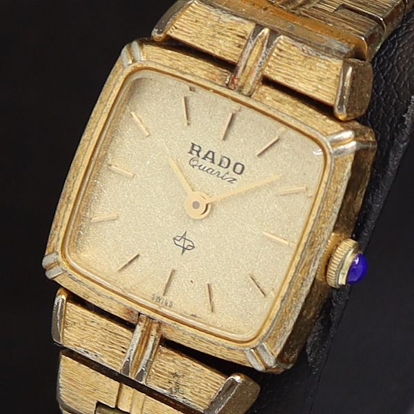RADO ラドー 700.9019.2 スクエア クォーツ ゴールド 腕時計 ラドー 700.9019.2 QZ ゴールド文字盤 レディース腕時計 2000000