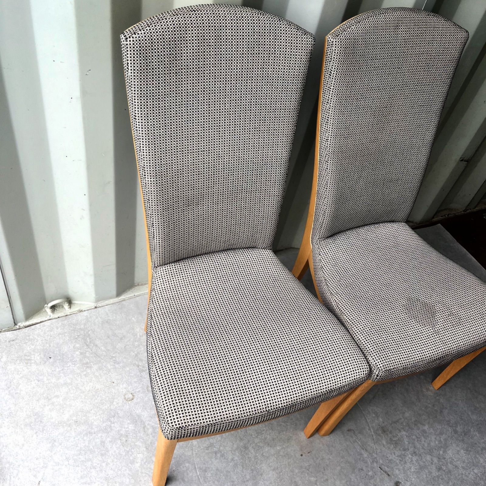 取付無料！カリモク 北欧風天然木ナチュラルハイバックダイニング