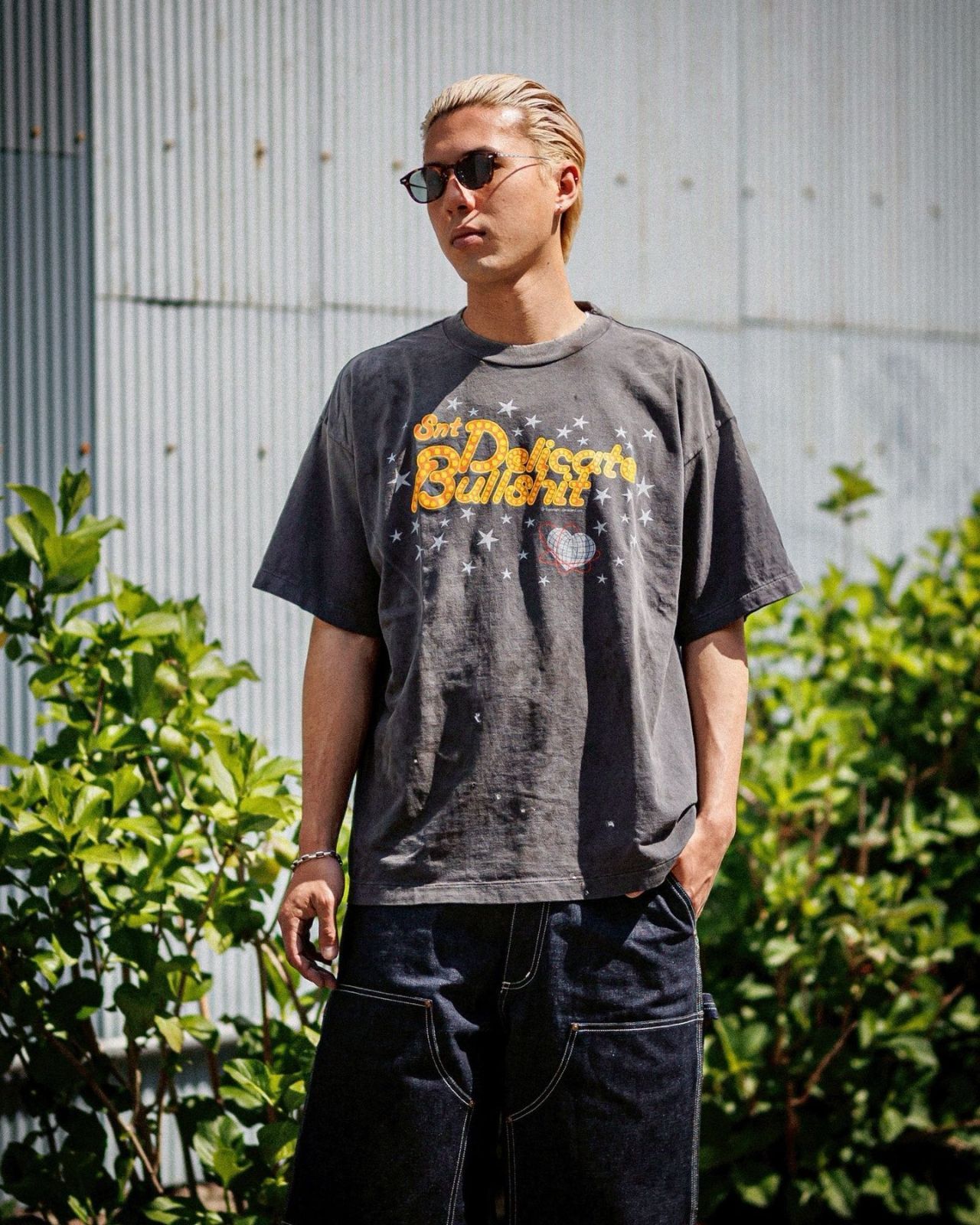 SAINT Mxxxxxx DELICATE BULLSHIT SS TEE/BLK - メルカリ
