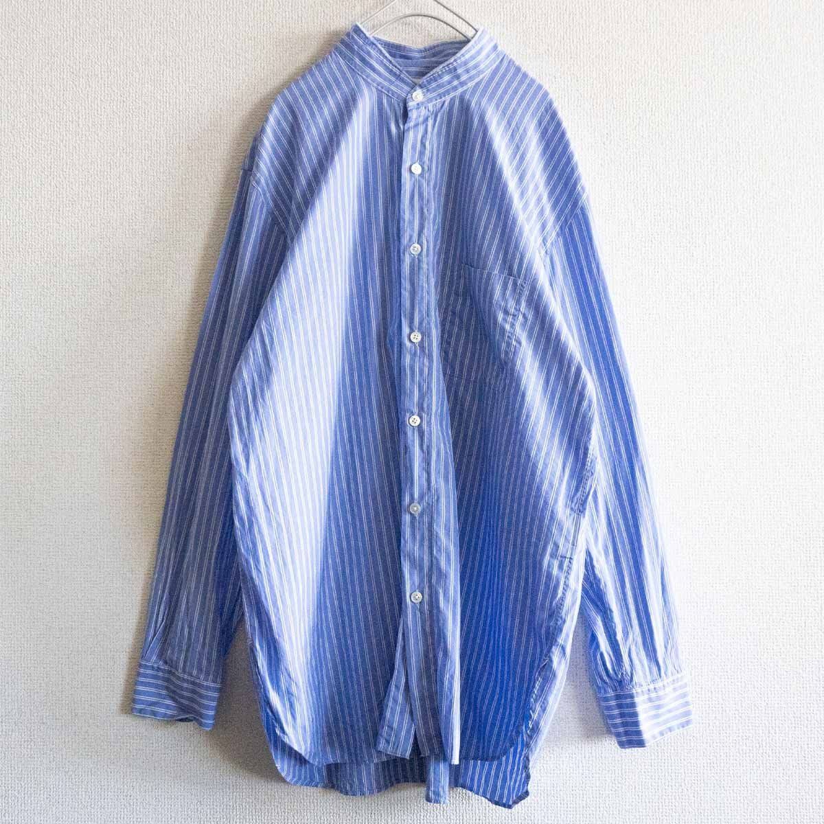 美品】CristaSeya×Salvatore Piccolo 【handmade poplin Mao shirt 】M 
