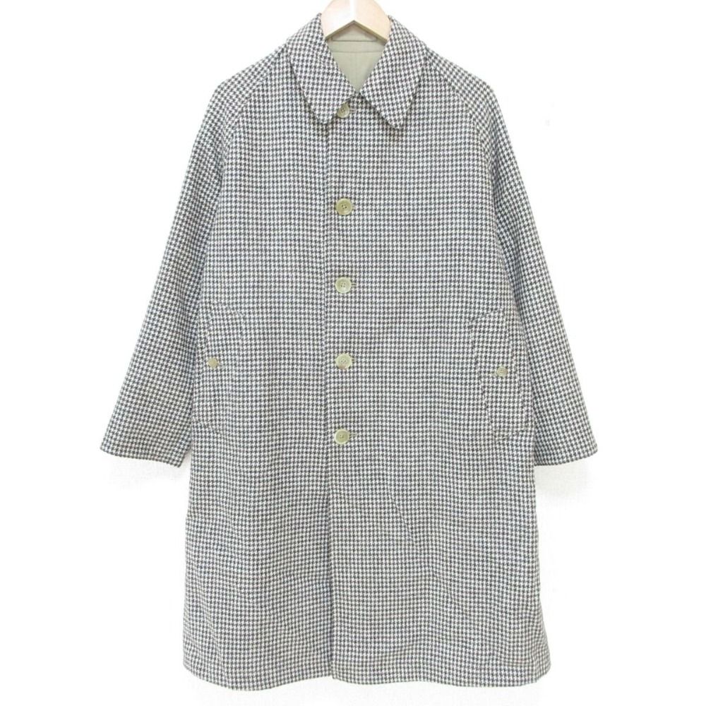 ほぼ美品 ANATOMICA アナトミカ SINGLE RAGLAN シングルラグラン2 SPギャバジン リバーシブルコート 38 ベージュ メンズ  - メルカリ