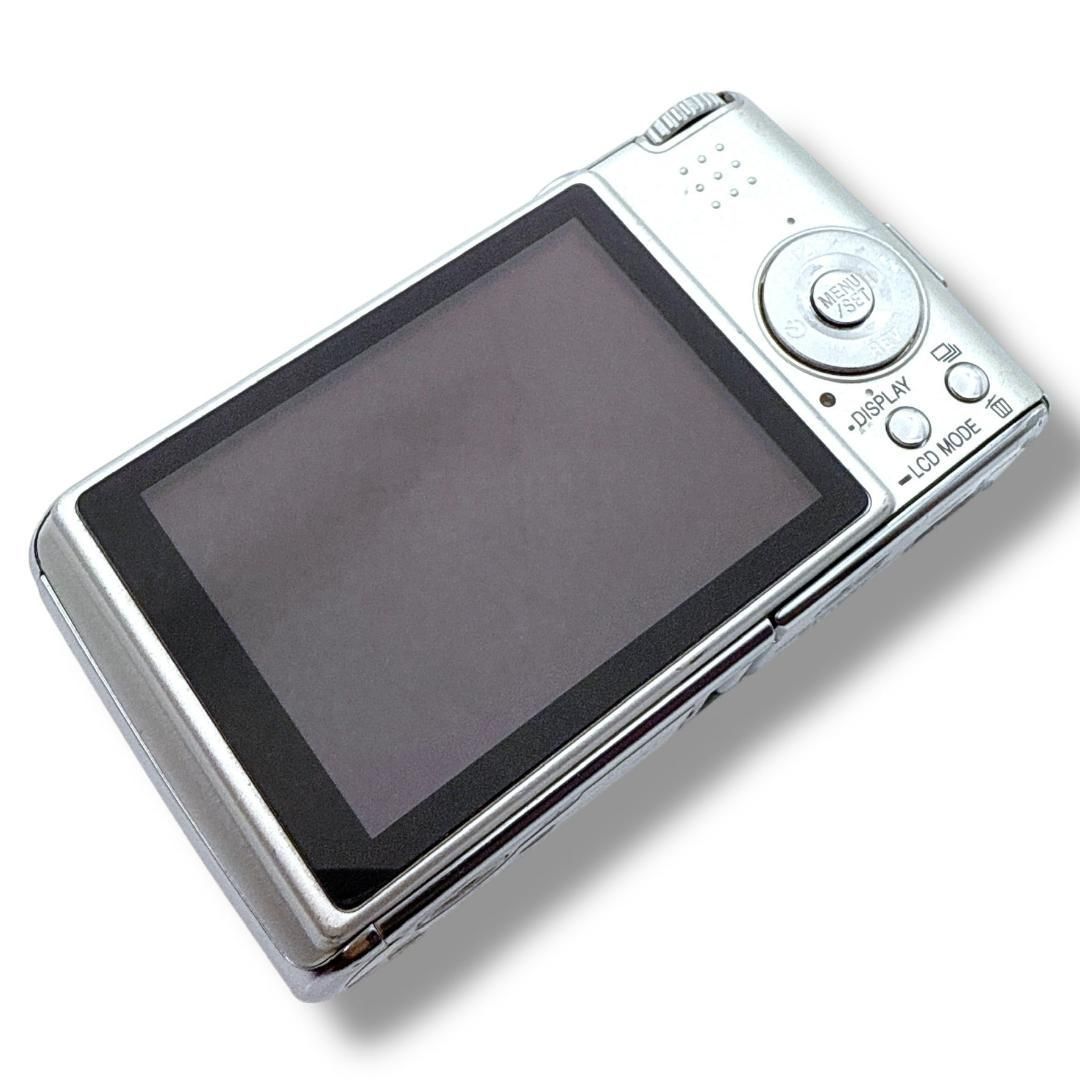 118】 可品！Panasonic カメラ シルバー系 dmc-fx07 中古】Panasonic