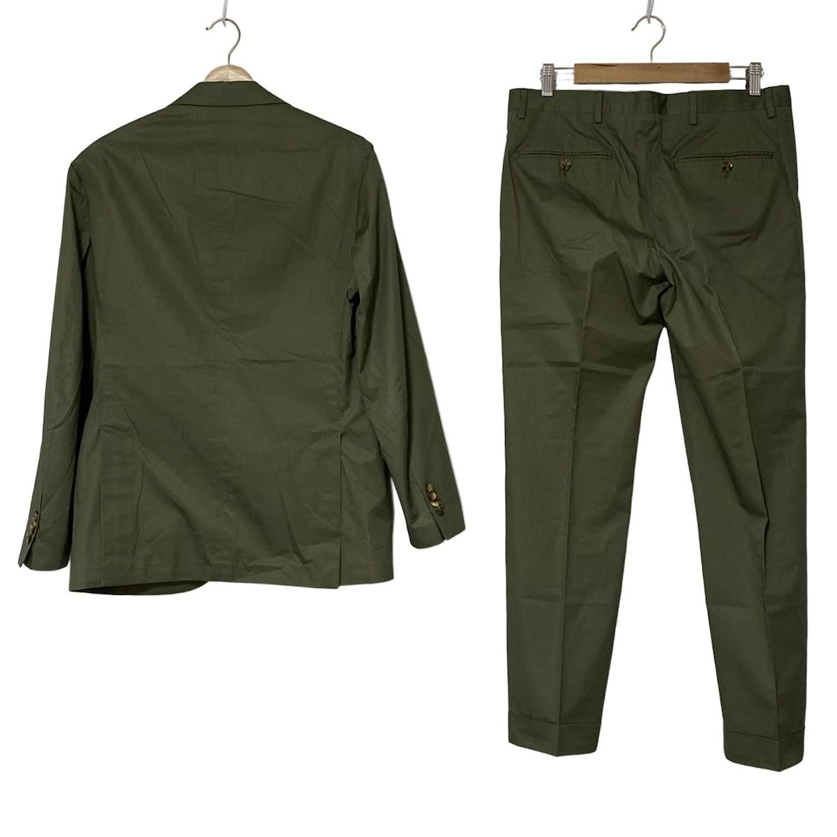 lardini ラルディーニ シングルスーツ メンズ - カーキ