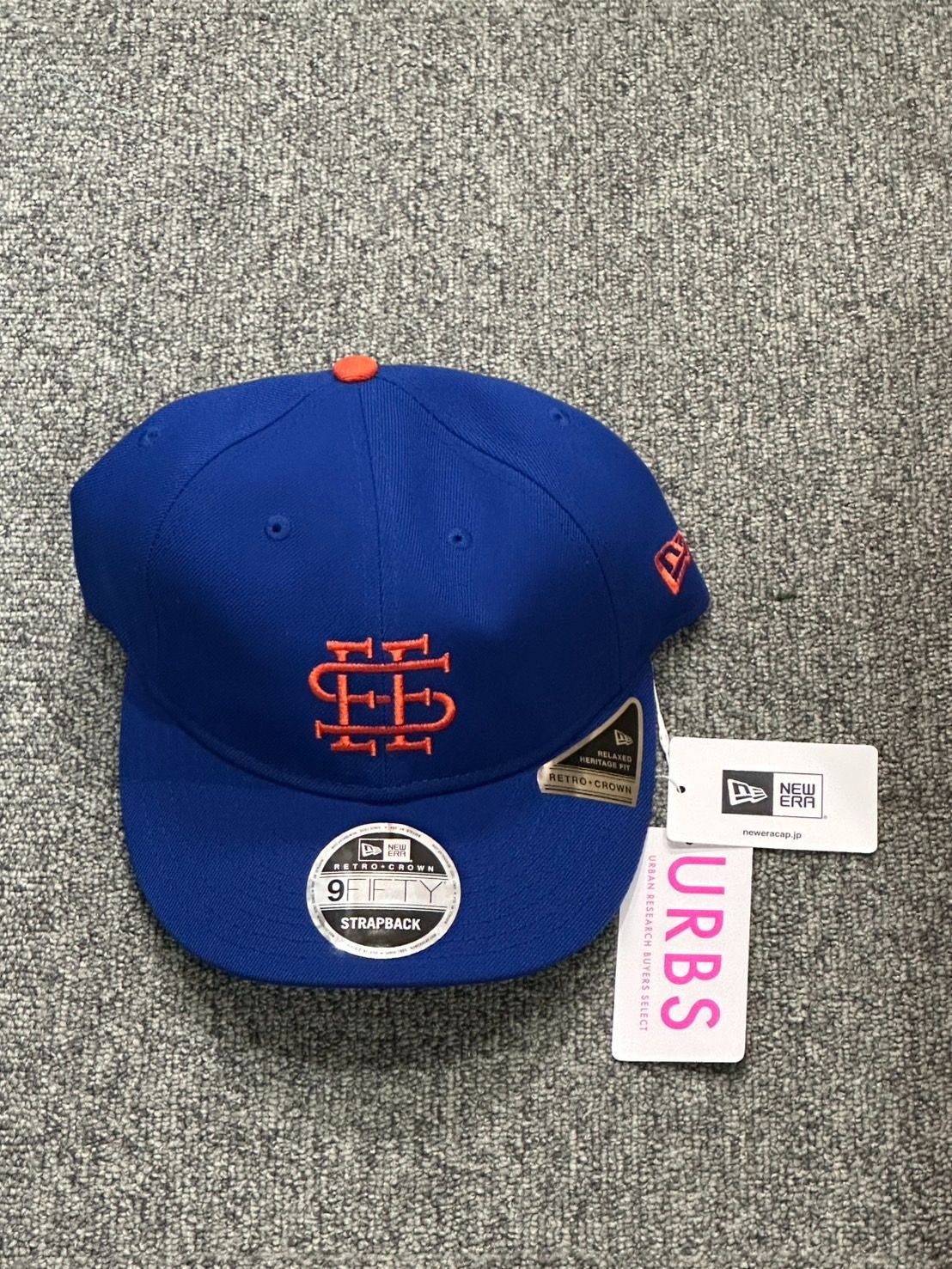 新品未使用！SEAシーの新作キャップ！ネイビーrie SEE SEE × NEW ERA 9FIFTY キャップ 25SS 新作 正規品 ライト